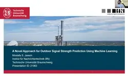 VTS A Novel Approach to Signal Strength Prediction Using Machine Learning